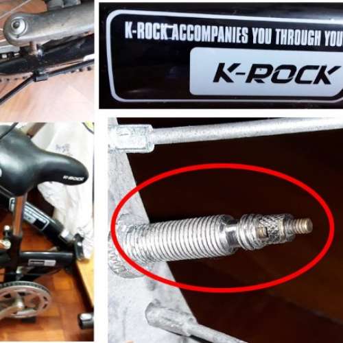 K rock 16" 成人摺車 不知有多少問題,當壞車,零件出售