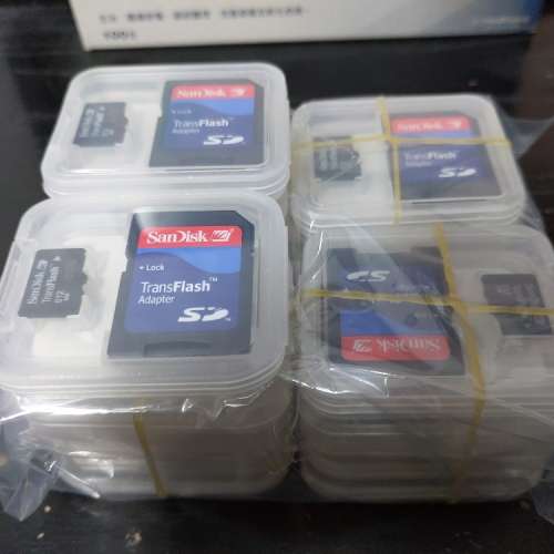 全新 SanDisk 512mb 記憶咭全套5張共$50