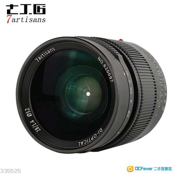 全新七工匠 7Artisans 28mm f1.4 Leica M mount 高質素大光圈鏡頭, 一年保養, 門市...