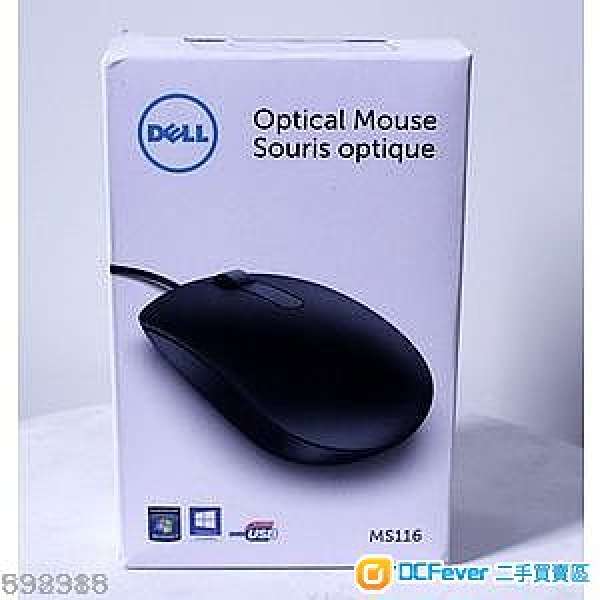 全新 dell MS116 滑鼠 USB Optical Mouse