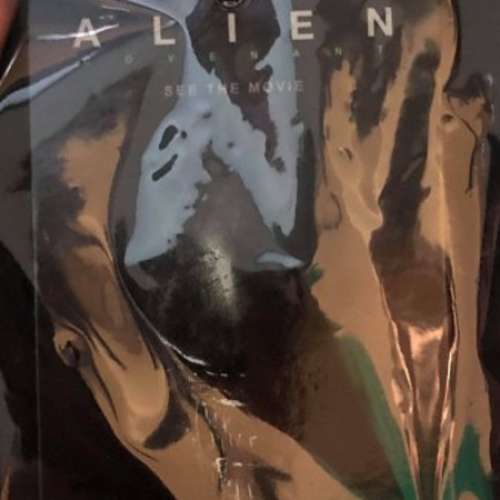 Alien: Covenant 異形：聖約紀念T-SHIRT （L）黑色大碼全新有牌