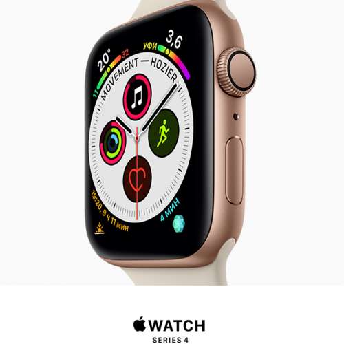 Apple Watch S4 GPS + LTE 金色鋁