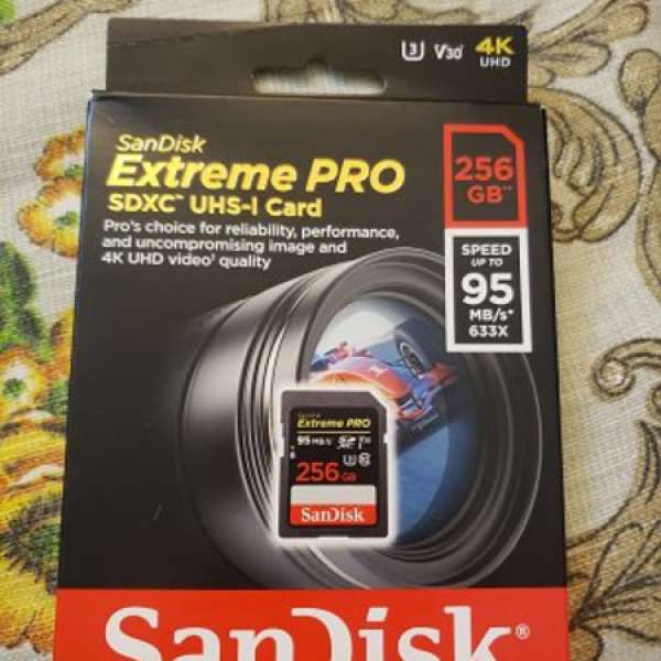 SANDISK EXTREME PRO 256GB SD 咭