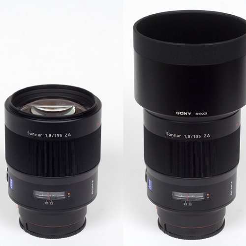 SONY 135 1.8 ZA Hood 原廠遮光罩 SH0003
