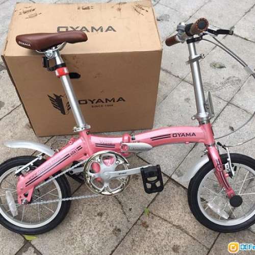 OYAMA-WAVE-JR300-單速14寸折叠車-送前後蛙燈