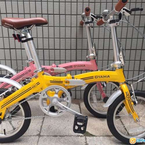 OYAMA-WAVE-JR300-單速14寸折叠車-送前後蛙燈