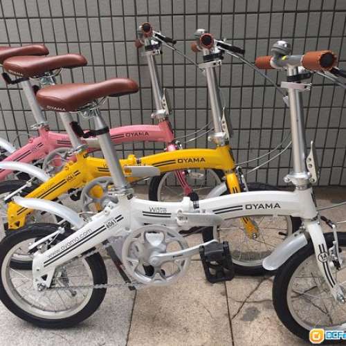 OYAMA-WAVE-JR300-單速14寸折叠車-送前後蛙燈