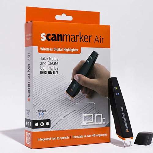 美國 Scanmarker Air 口袋電子化掃描筆 文書複製器 智能藍OCR