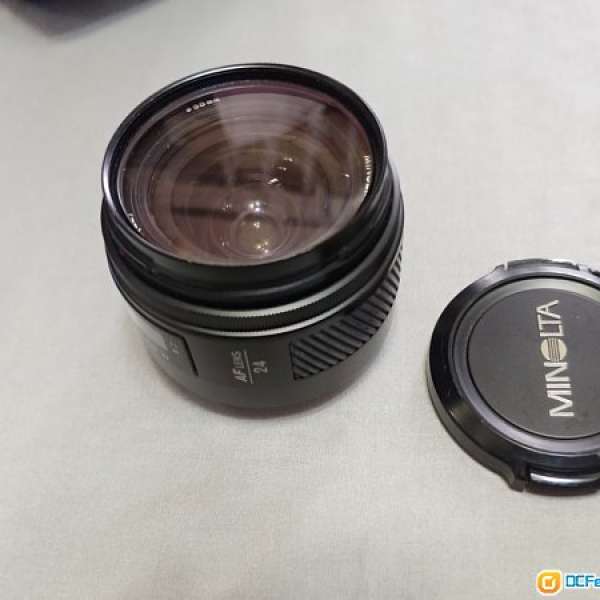 Minolta AF 24mm 2.8 + 保護鏡