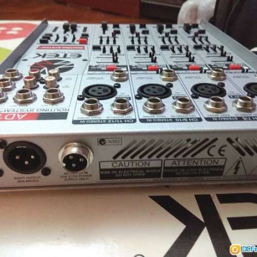 ETEK AD1223 12-Channel Analog Audio Mixer - 二手或全新音響