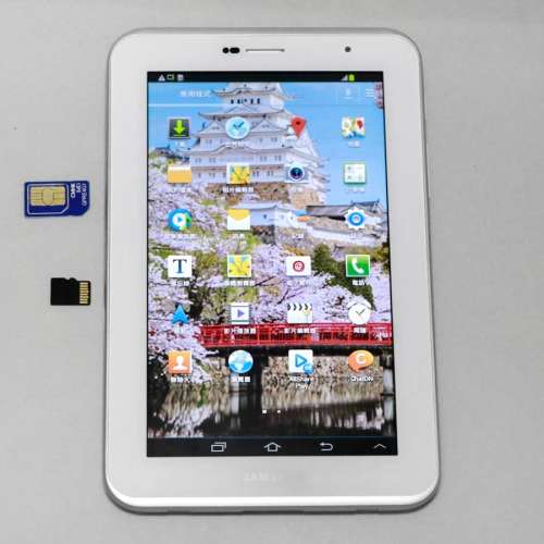 無花良好可插咭上網打電話Samsung Tab 2 GT-P3100 7吋 3G版8GB WIFI平板android4 1 ...