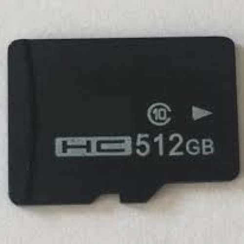 512G MicroSd SDXC Card with SD adaptor
