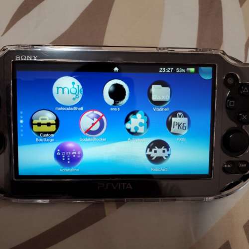 全黑色 Sony PS Vita PSV 2000 64GB 開心版