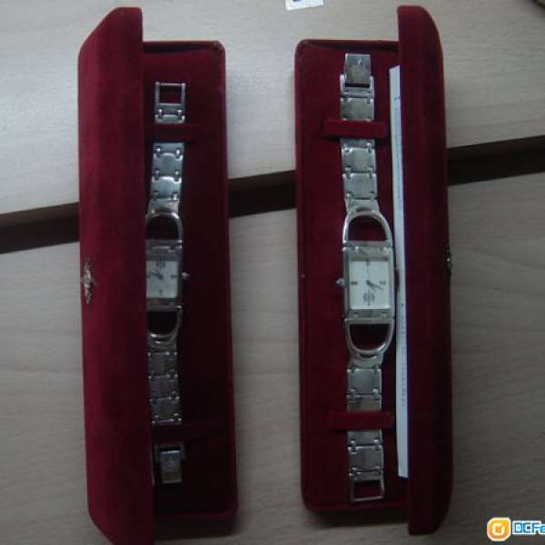 絕版 全新 香港英皇御準賽馬會 1996 設計純銀 925 手錶男女對裝,只售HK$3000(不議價)