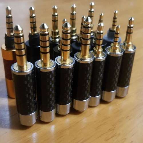 全港獨售碳纖維一體無損轉換頭  2.5mm to 3.5mm /4.4mm, 6.35mm to 2.5mm 4.4mm