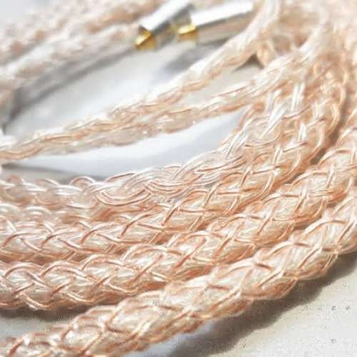 究極16絞單晶純銀銅耳機線 升級線QDC 64 audio jh audio Shure westone fender cam...