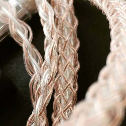 究極16絞單晶純銀銅耳機線 升級線QDC 64 audio jh audio Shure westone fender cam...