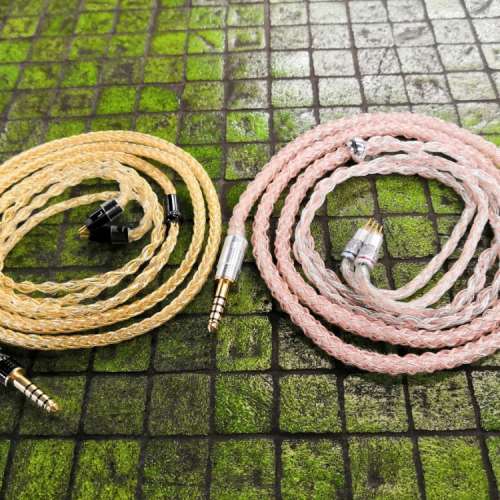 究極16絞單晶純銀銅耳機線 升級線QDC 64 audio jh audio Shure westone fender cam...