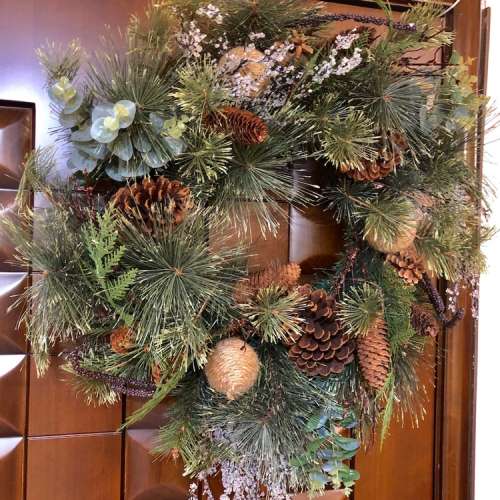 Christmas wreath handmade, ornament bundle