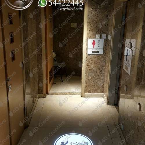 [全新] 廣告投影燈｜小心地滑燈｜警告標示燈｜LOGO燈｜水紋投影燈