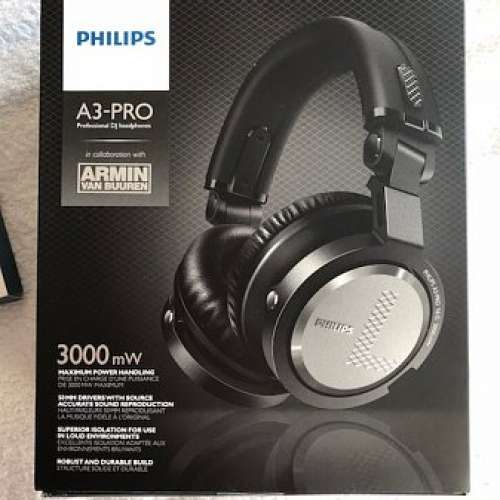 Philips A3-Pro專業級DJ耳筒 $450(100% new)