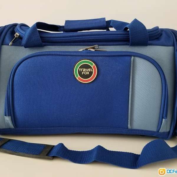 Travel Fox 藍色手提袋，連帶，八成新，無損毀