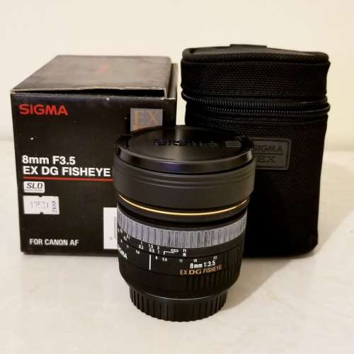 Sigma 8mm F3.5 EX DG CIRCULAR FISHEYE