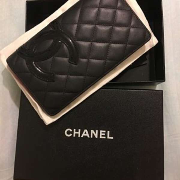 Chanel 黑色銀包 - 100%真品