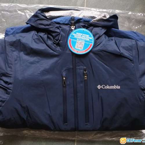 全新 Columbia Northwest Traveler EVAP 頂級 防風防水 深藍色 Omni-Heat 反射保溫 ...