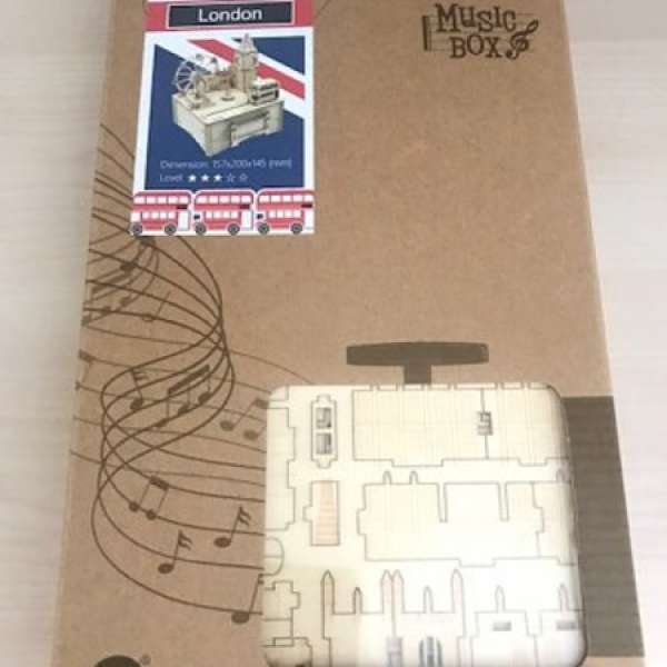 Jigzle® 3D立體拼圖系列 music box London 全新未開封 $150