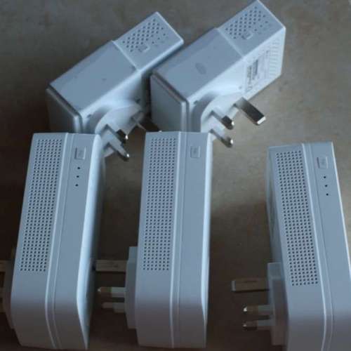TP-LINK gigabit powerline / homeplug adaptor x 5