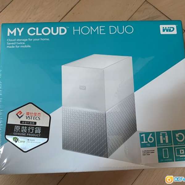 WD my cloud home duo 16tb nas