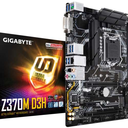 全新! Gigabyte Z370M-D3H MATX 底板