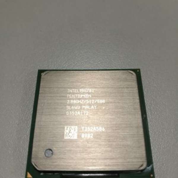 INTEL 古董 CPU P4 2.8GHZ 100% work