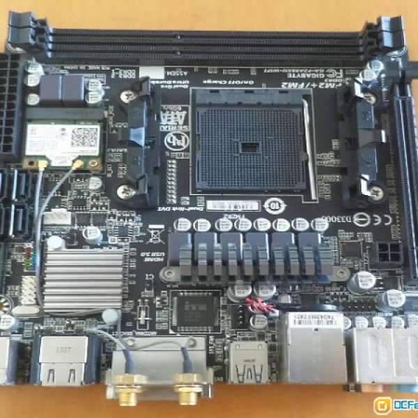 (FM2+ ITX) 技嘉 GA-F2A88XN-WIFI 連背板 (100% WORK 已更新BIOS F6)