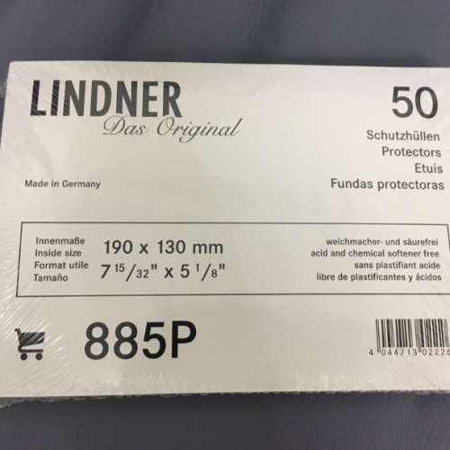 德國Lindner無酸透明保護膠套 集郵 錢幣