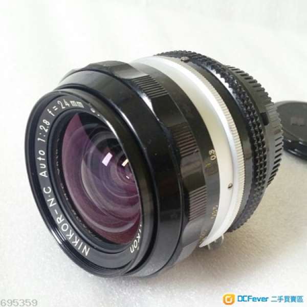 Nikon 24mm f/2.4 n.c 原廠改ai 所有nikon機合用