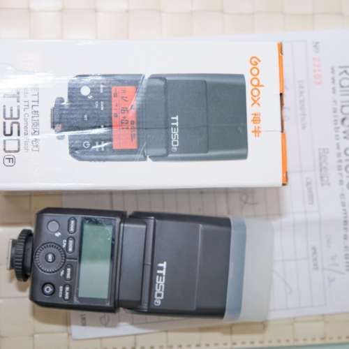 神牛 Godox TT350F Fujifilm 富士 TTL 閃光燈