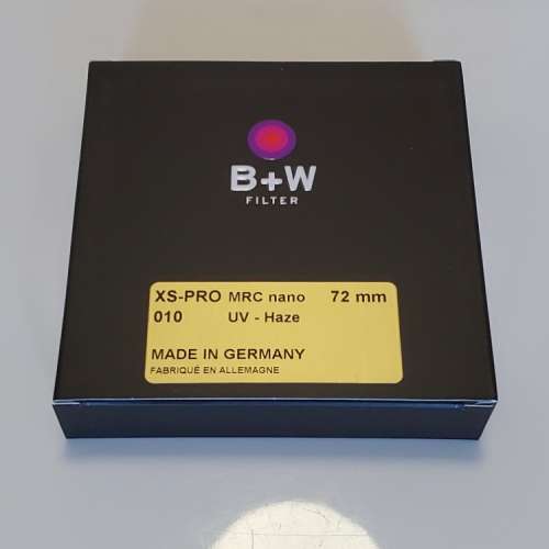 B+W MRC nano XS-PRO UV-HAZE Filter 72mm 超薄保護鏡