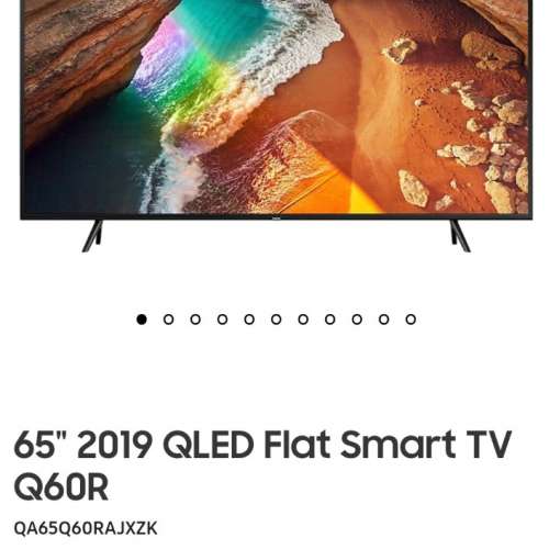 限量出售全新65" Samsung 4K HDR QLED Smart TV