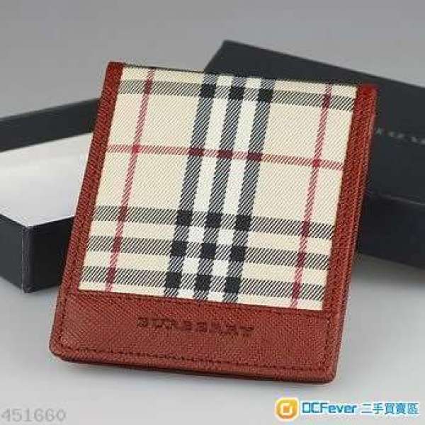 全新正品日本黑標Burberry經典信用卡夾 咭片夾 (附原裝盒）