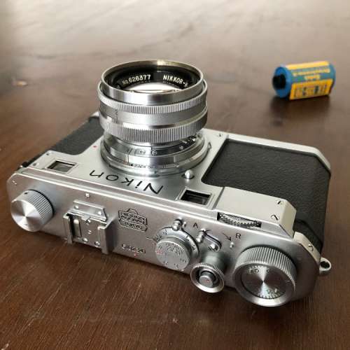 〈 需要修理〉1952年? Nikon S rangefinder 旁軸相機 連 5cm f/2 Nikkor-H.C 標準鏡頭