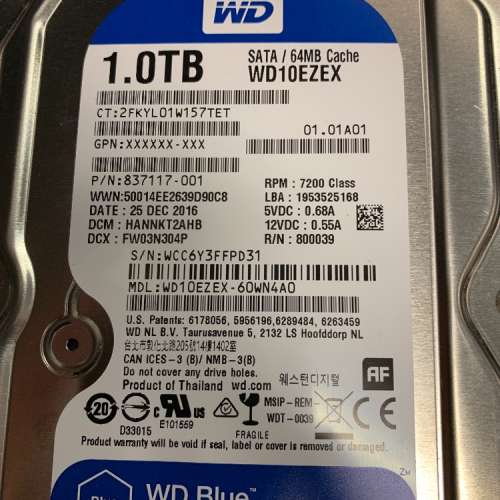 WD 3.5"  1T