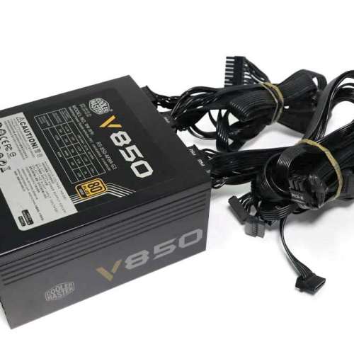 無塵靚仔齊線性能良好Cooler Master V850 80+GOLD火牛包試