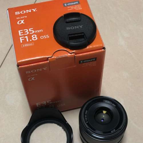 Sony 35mm f/1.8 OSS (SEL35F18) 95%新 行貨 (不是全片幅)