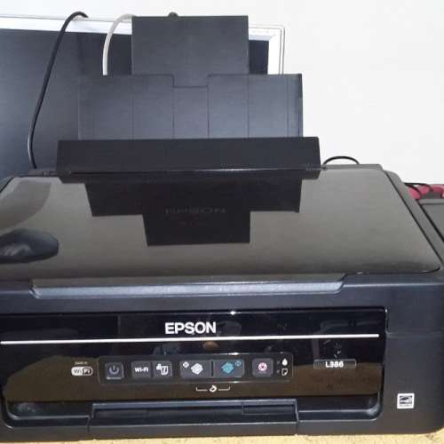 Epson L386  ( 4色原廠連續供墨打印機)
