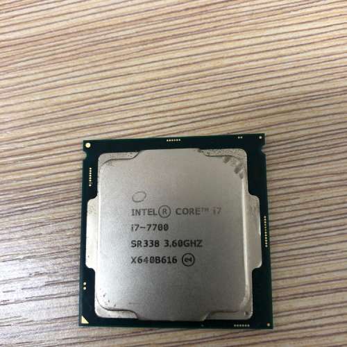 Intel i7 7700 cpu  二手
