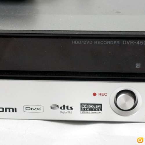 Pionee先鋒牌 錄影機HDD/DVD RECORDER DVR450H【内置80GB硬碟機】注意：(原廠遙控)