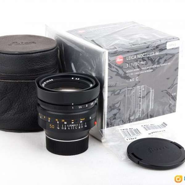 Leica Noctilux-M 50/1.0 w/ Original Box #jp22943