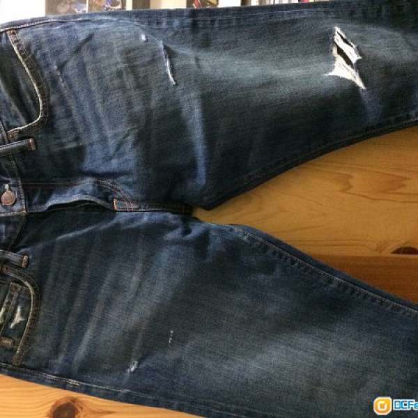 A&F skinny jeans size:34X32 全新 有單